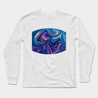 Trippy Blueberry Swirl Long Sleeve T-Shirt